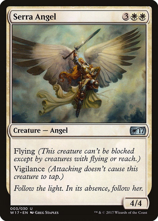 Image for Serra Angel (3) (W17) - Magic: The Gathering