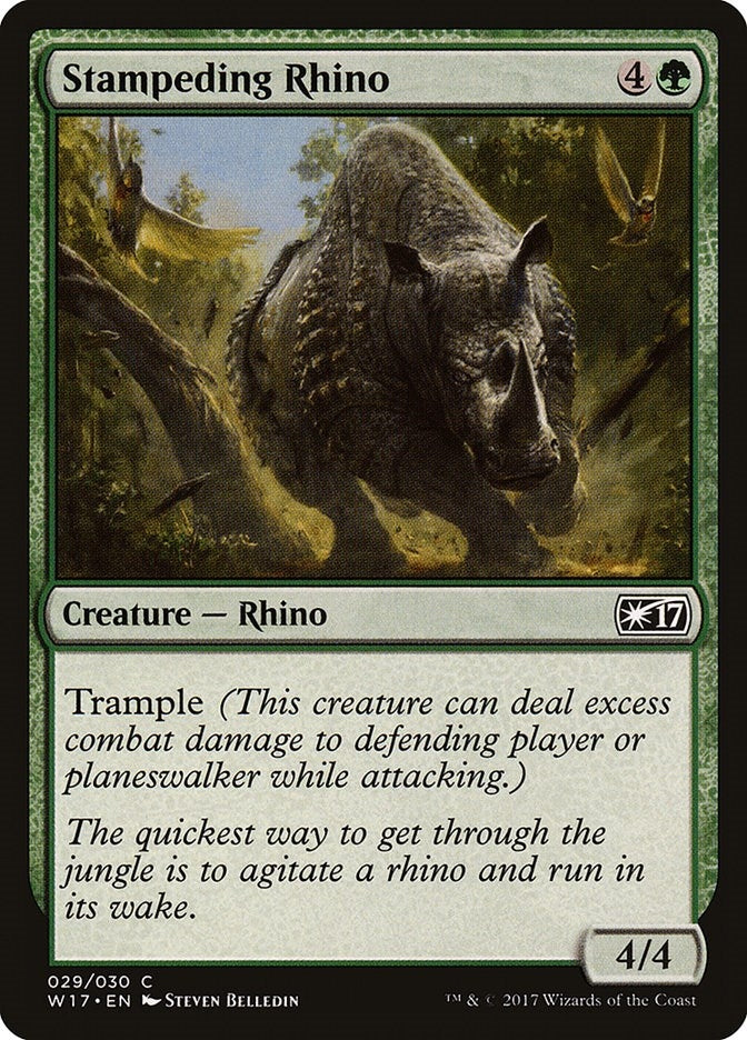 Stampeding Rhino (29) (W17)