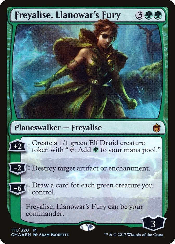 Freyalise, Llanowar's Fury (111) (CMA)