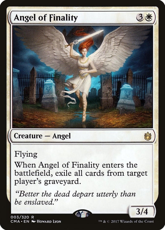 Image for Angel of Finality (3) (CMA) - Magic: The Gathering