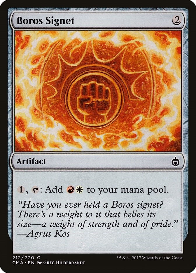 Boros Signet (212) (CMA)