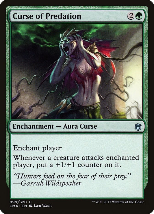Image for Curse of Predation (99) (CMA) - Magic: The Gathering