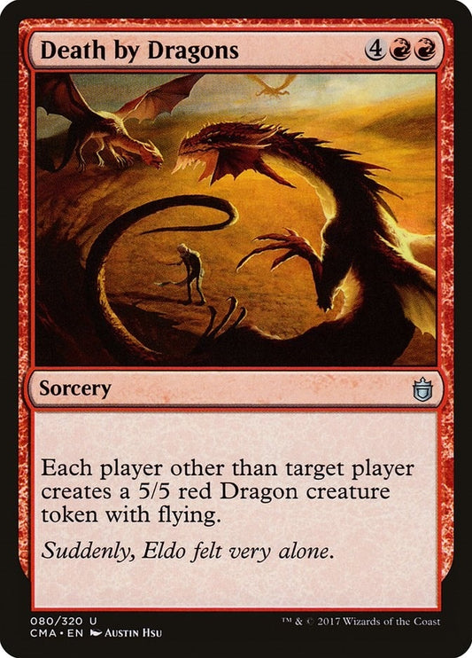 Image for Death by Dragons (80) (CMA) - Magic: The Gathering