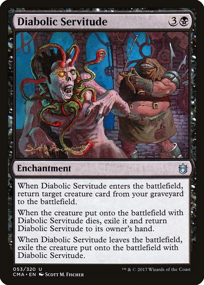 Image for Diabolic Servitude (53) (CMA) - Magic: The Gathering