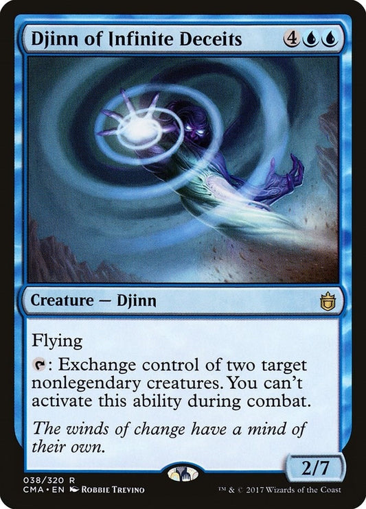 Image for Djinn of Infinite Deceits (38) (CMA) - Magic: The Gathering
