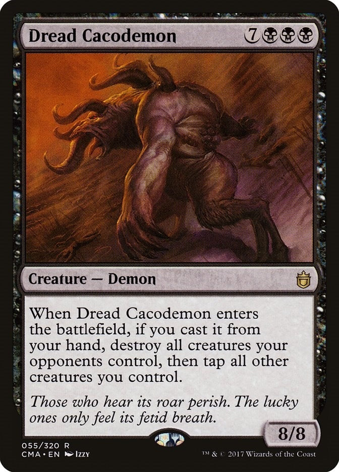 Image for Dread Cacodemon (55) (CMA) - Magic: The Gathering