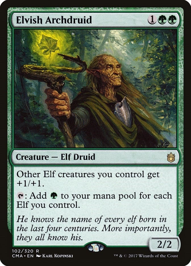 Image for Elvish Archdruid (102) (CMA) - Magic: The Gathering