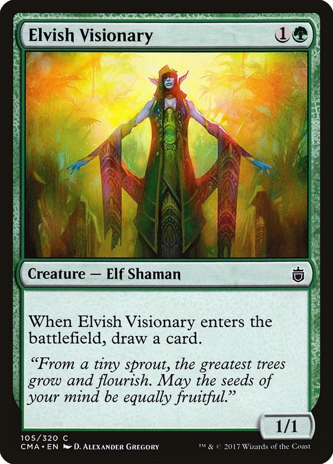 Image for Elvish Visionary (105) (CMA) - Magic: The Gathering