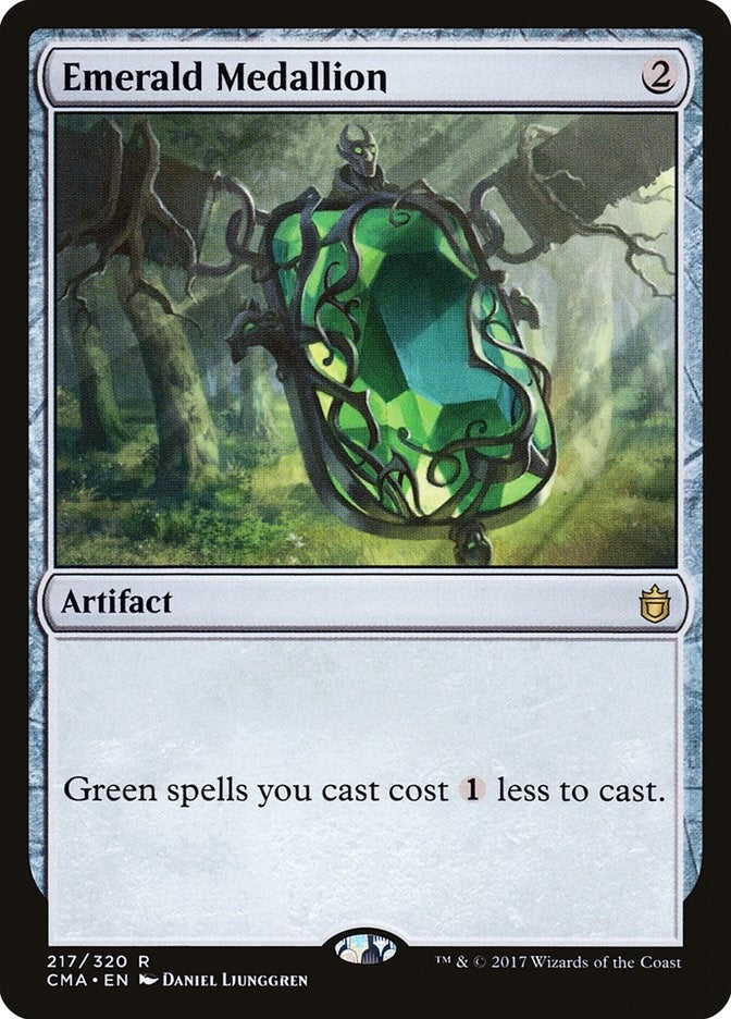 Image for Emerald Medallion (217) (CMA) - Magic: The Gathering