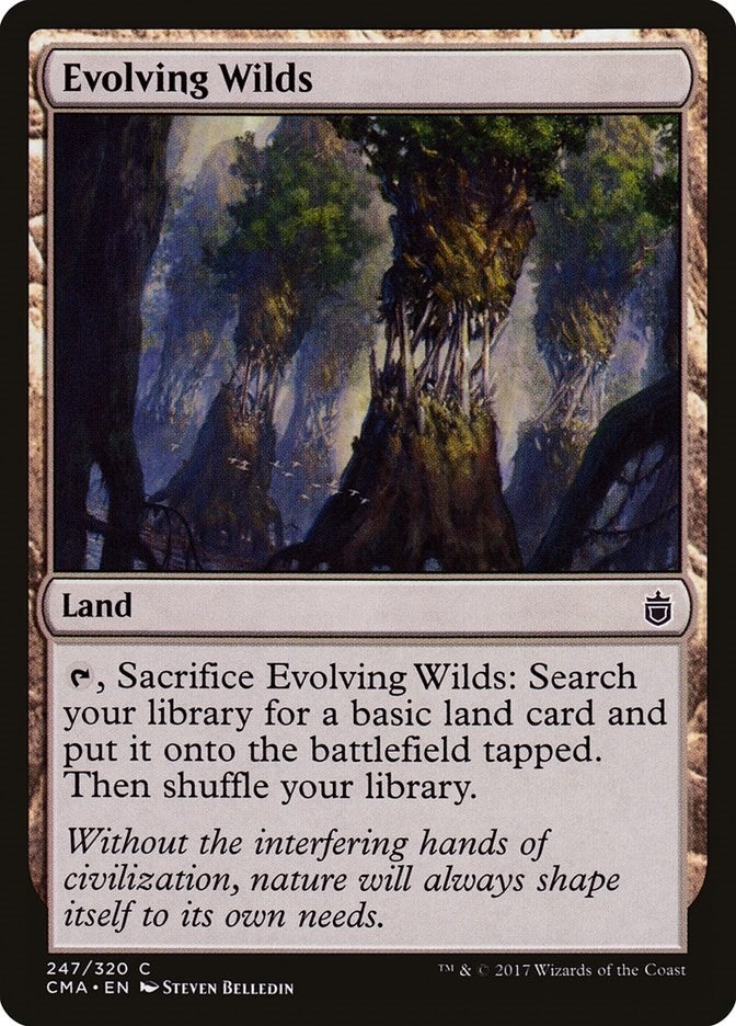 Image for Evolving Wilds (247) (CMA) - Magic: The Gathering