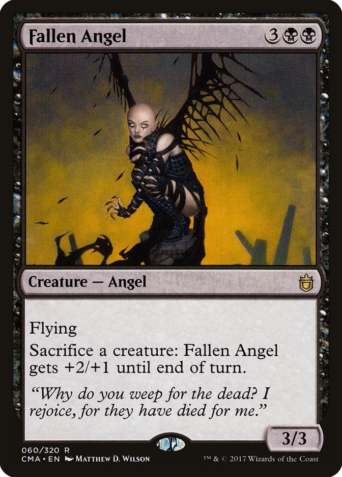Image for Fallen Angel (60) (CMA) - Magic: The Gathering