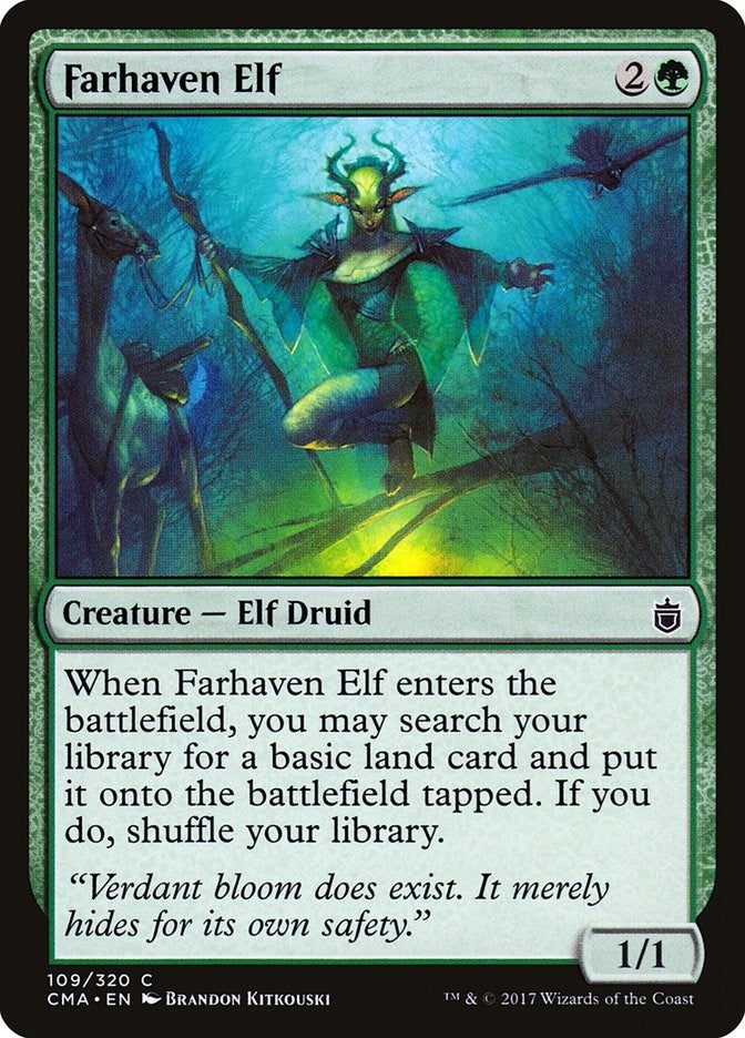 Image for Farhaven Elf (109) (CMA) - Magic: The Gathering