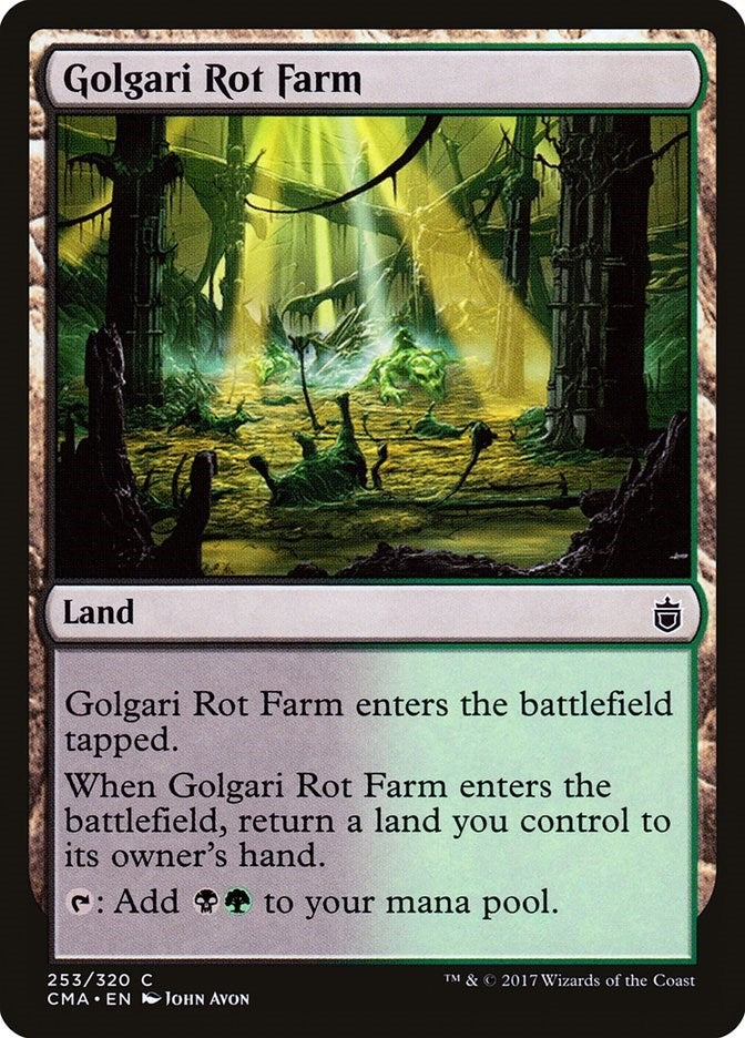 Image for Golgari Rot Farm (253) (CMA) - Magic: The Gathering