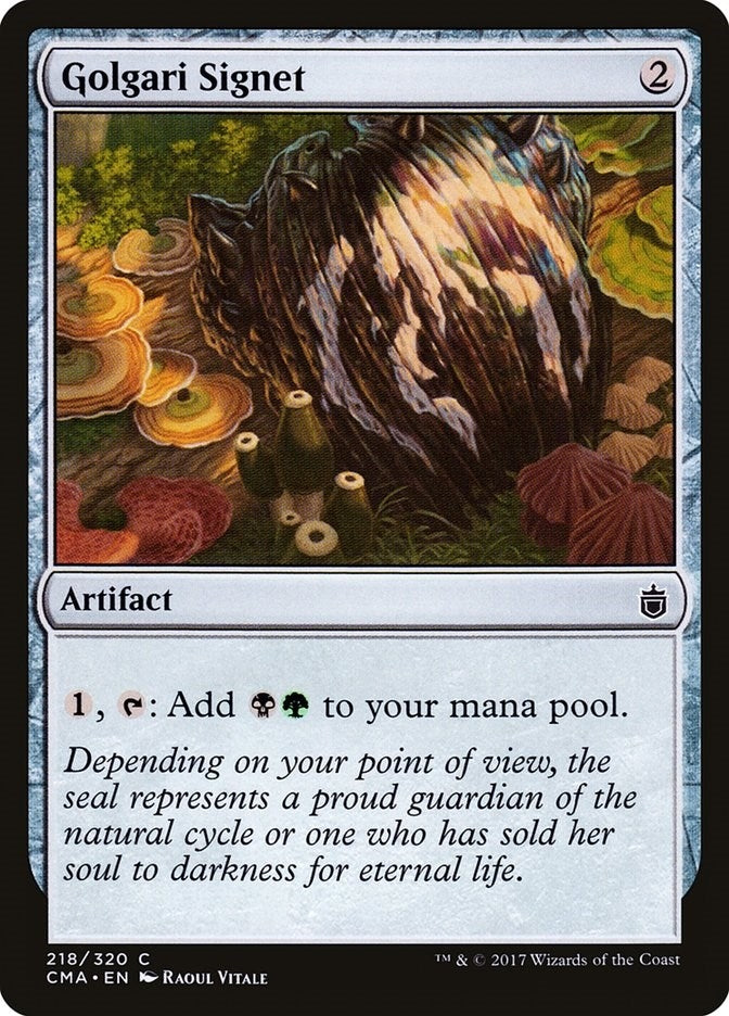 Image for Golgari Signet (218) (CMA) - Magic: The Gathering