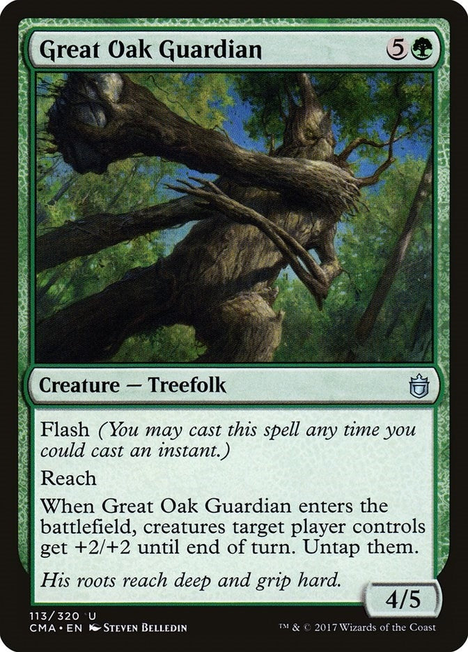 Image for Great Oak Guardian (113) (CMA) - Magic: The Gathering