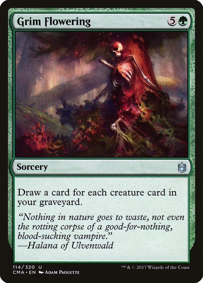 Image for Grim Flowering (114) (CMA) - Magic: The Gathering