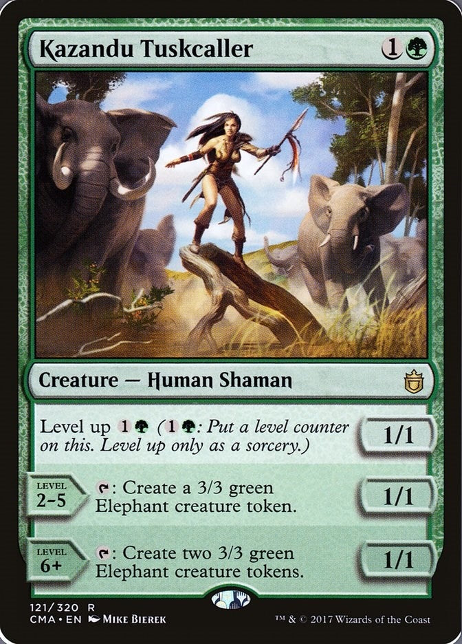Image for Kazandu Tuskcaller (121) (CMA) - Magic: The Gathering