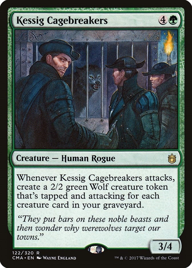 Image for Kessig Cagebreakers (122) (CMA) - Magic: The Gathering