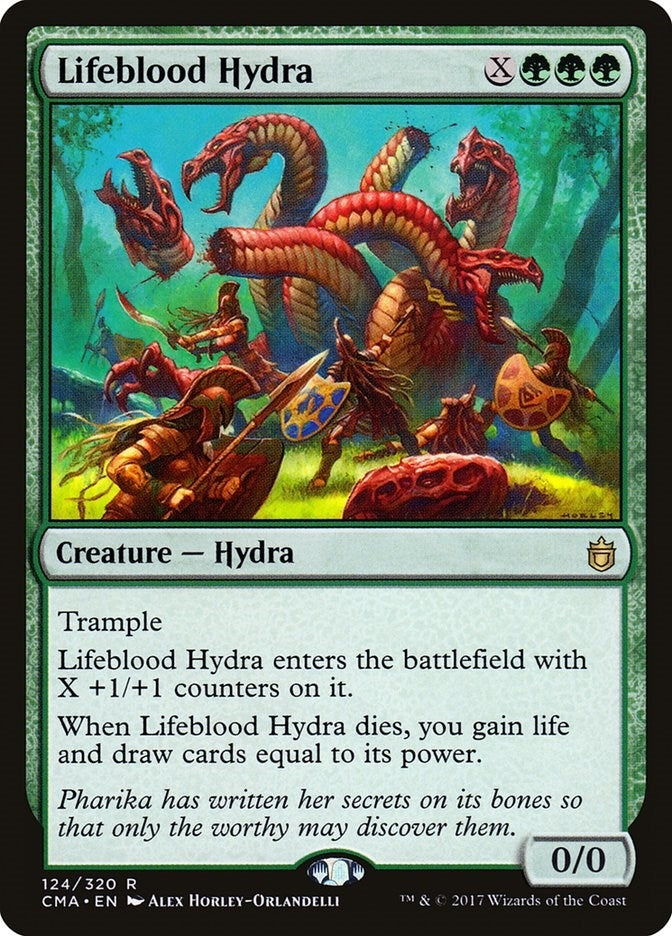 Image for Lifeblood Hydra (124) (CMA) - Magic: The Gathering