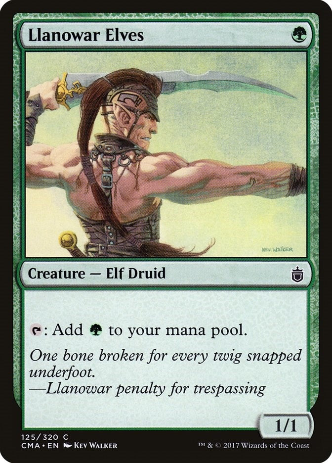 Image for Llanowar Elves (125) (CMA) - Magic: The Gathering