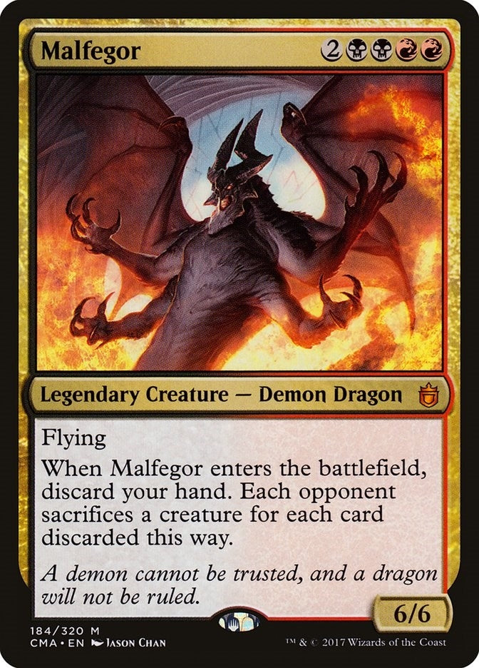 Image for Malfegor (184) (CMA) - Magic: The Gathering