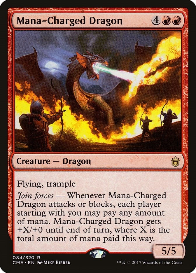 Image for Mana-Charged Dragon (84) (CMA) - Magic: The Gathering