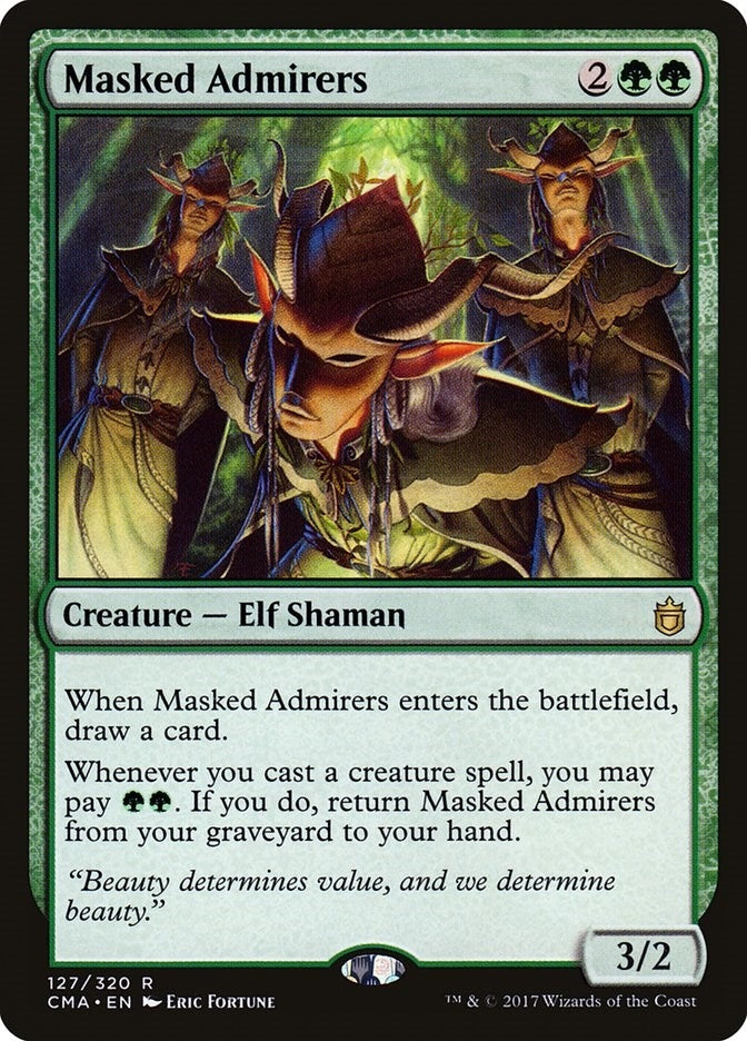 Image for Masked Admirers (127) (CMA) - Magic: The Gathering