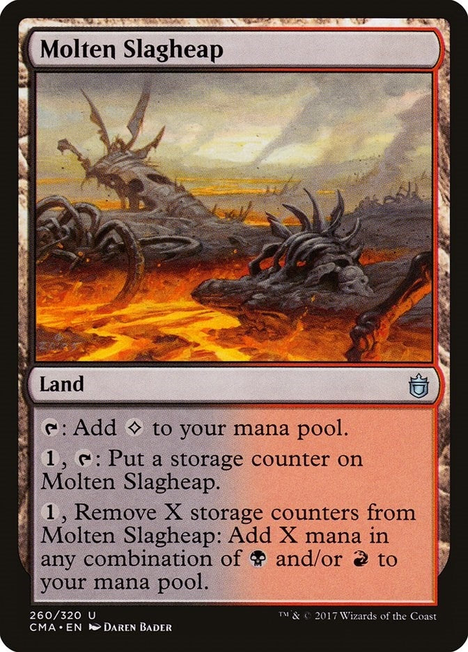 Image for Molten Slagheap (260) (CMA) - Magic: The Gathering