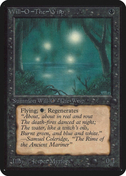 Image for Will-o'-the-Wisp (LEA) - Magic: The Gathering
