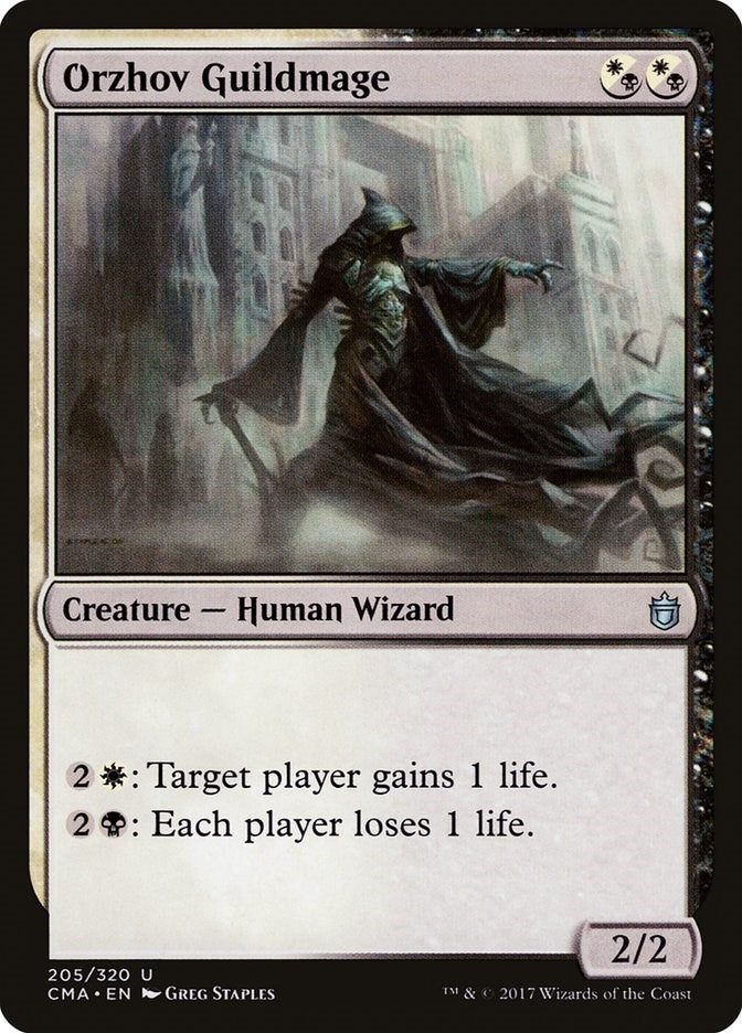 Image for Orzhov Guildmage (205) (CMA) - Magic: The Gathering