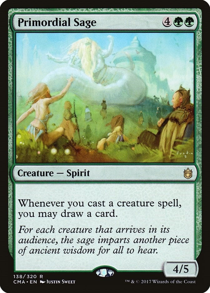 Image for Primordial Sage (138) (CMA) - Magic: The Gathering