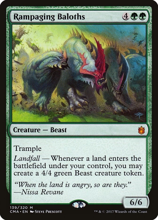 Image for Rampaging Baloths (139) (CMA) - Magic: The Gathering
