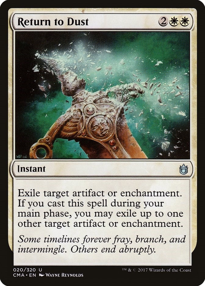 Image for Return to Dust (20) (CMA) - Magic: The Gathering