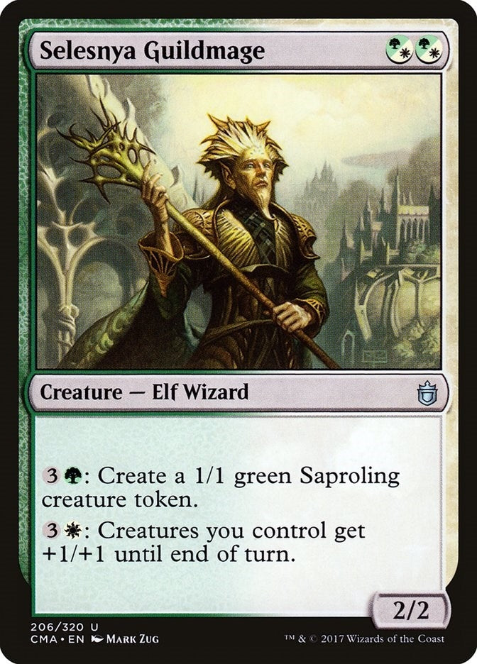 Image for Selesnya Guildmage (206) (CMA) - Magic: The Gathering