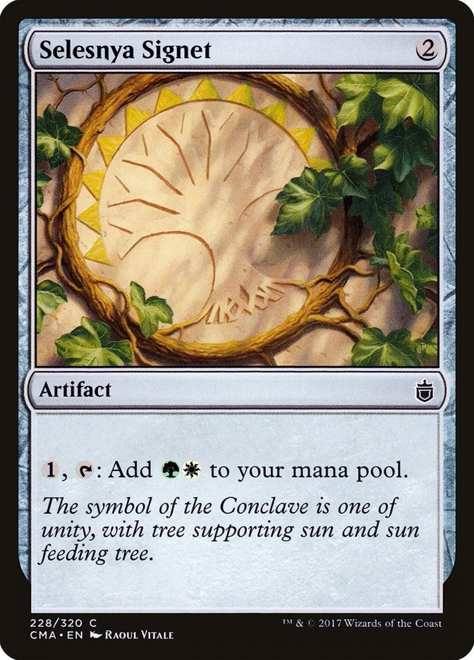 Image for Selesnya Signet (228) (CMA) - Magic: The Gathering