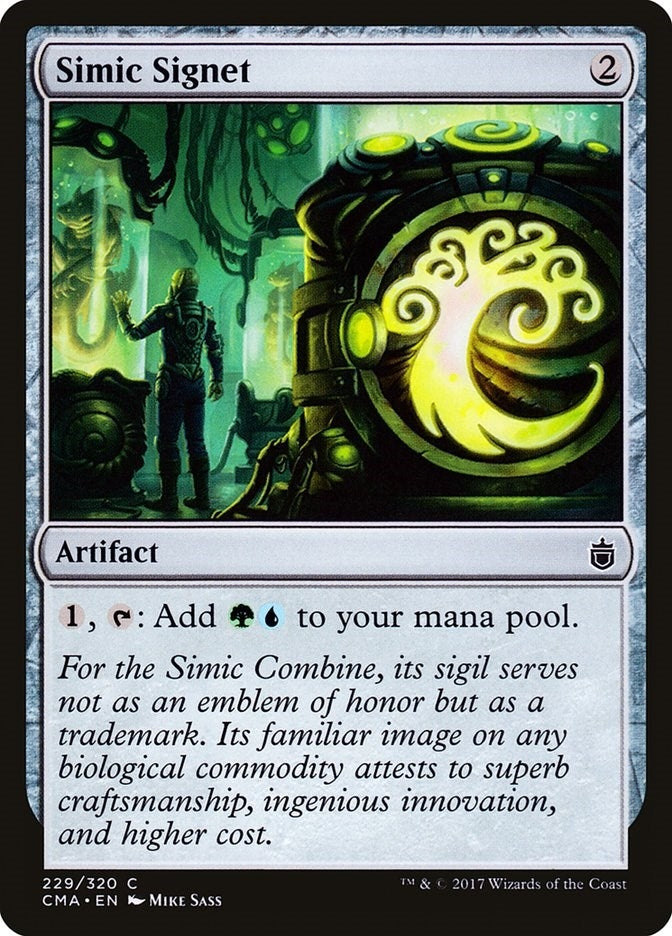 Image for Simic Signet (229) (CMA) - Magic: The Gathering