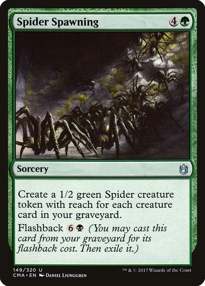 Image for Spider Spawning (149) (CMA) - Magic: The Gathering