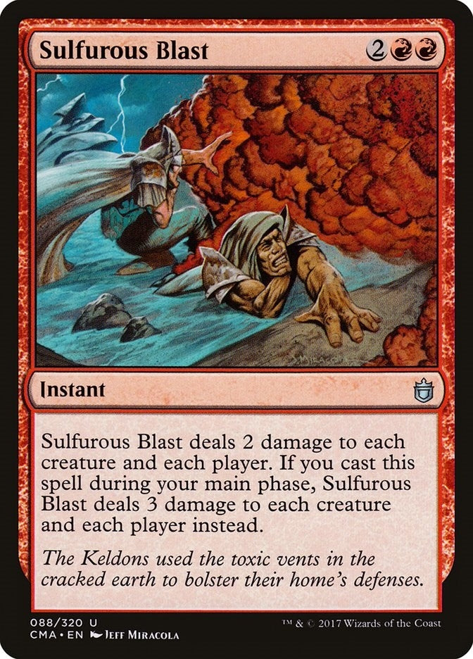 Image for Sulfurous Blast (88) (CMA) - Magic: The Gathering