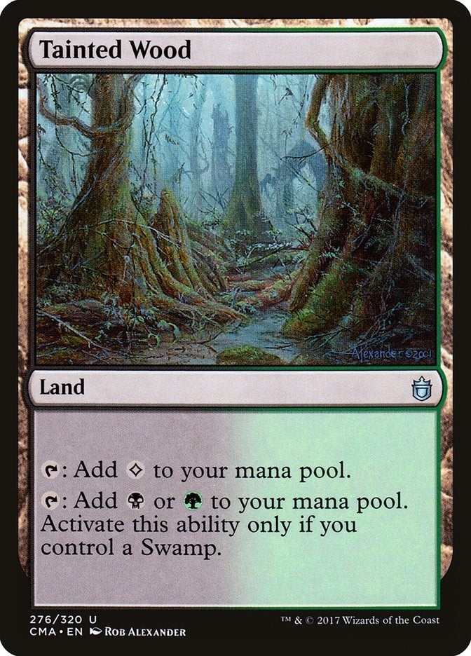 Image for Tainted Wood (276) (CMA) - Magic: The Gathering