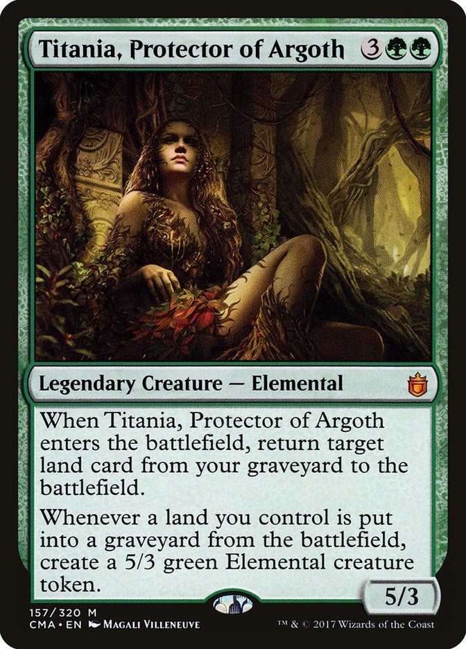 Image for Titania, Protector of Argoth (157) (CMA) - Magic: The Gathering
