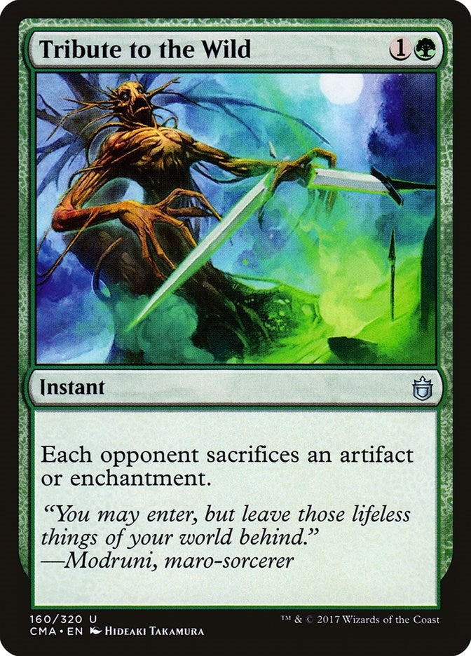 Image for Tribute to the Wild (160) (CMA) - Magic: The Gathering