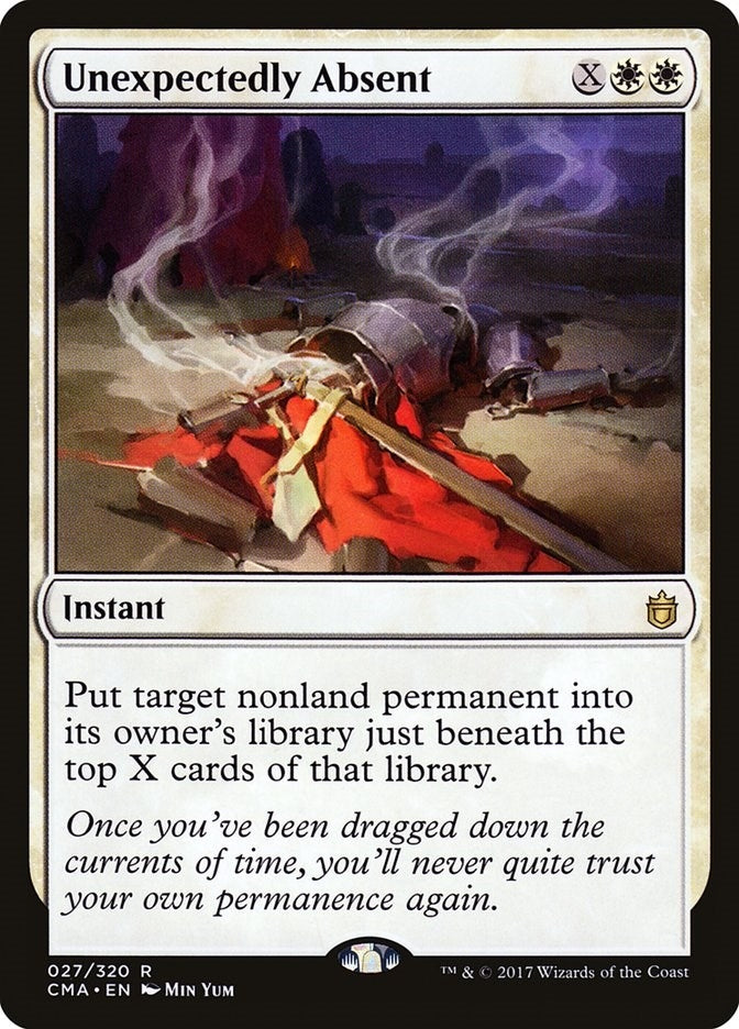 Image for Unexpectedly Absent (27) (CMA) - Magic: The Gathering