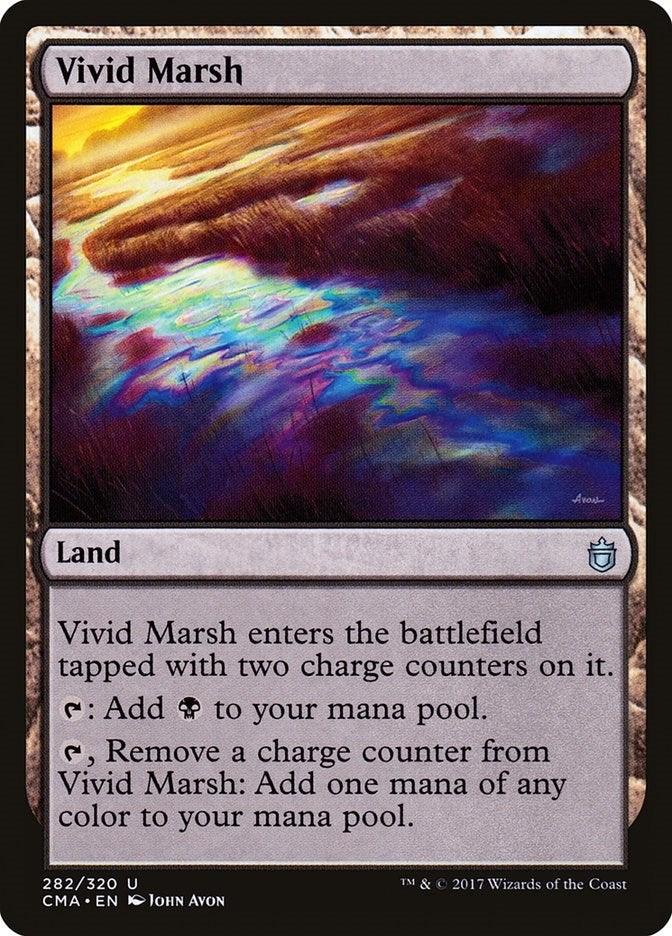 Image for Vivid Marsh (282) (CMA) - Magic: The Gathering