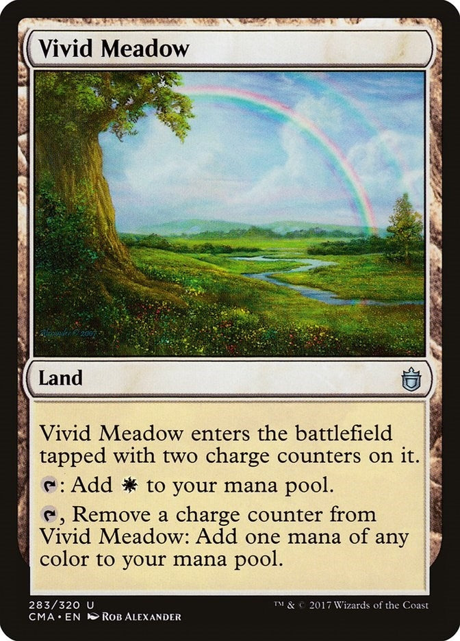 Image for Vivid Meadow (283) (CMA) - Magic: The Gathering