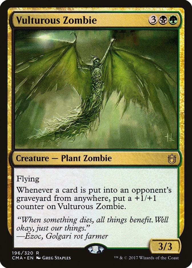 Image for Vulturous Zombie (196) (CMA) - Magic: The Gathering