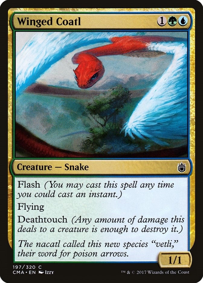 Image for Winged Coatl (197) (CMA) - Magic: The Gathering