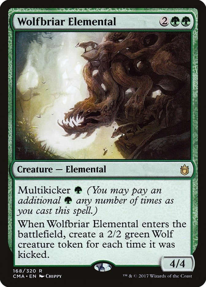 Image for Wolfbriar Elemental (168) (CMA) - Magic: The Gathering