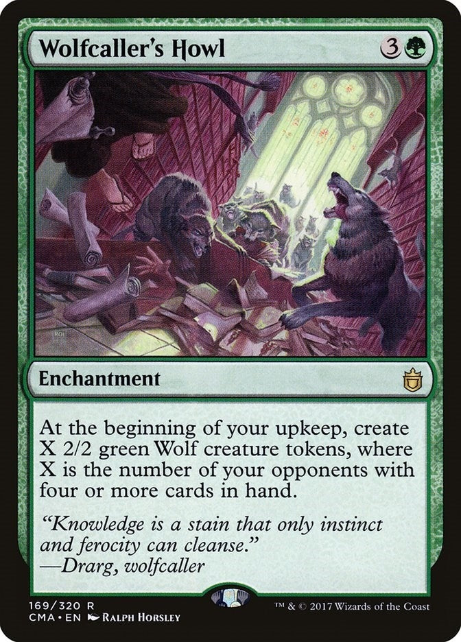 Image for Wolfcaller's Howl (169) (CMA) - Magic: The Gathering