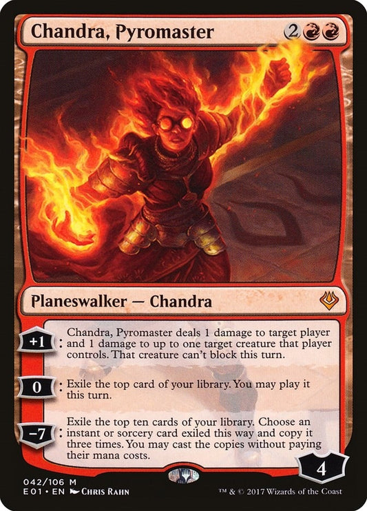 Image for Chandra, Pyromaster (42) (AC2) - Magic: The Gathering