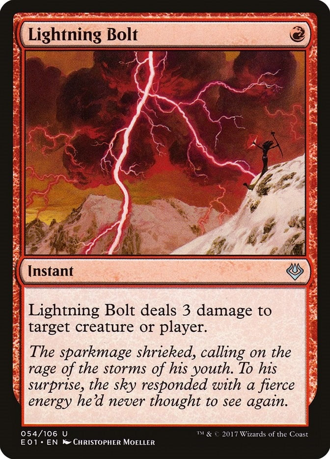 Image for Lightning Bolt (54) (AC2) - Magic: The Gathering